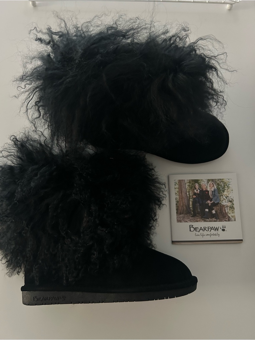 bear paw fur boots size